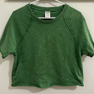 Green Cropped Tee